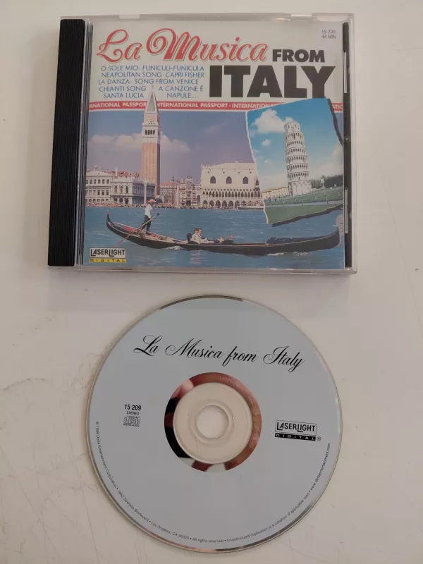 Bruno Bertone And His Mandoline-Orchestra – La Musica From Italy  -  CD Albüm-2.El