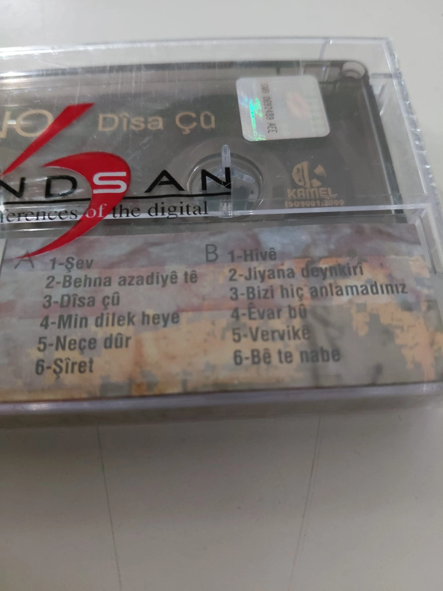 Dino -  Disa Çu -  Türkiye  Basım Kaset Albüm /Açılmamış Ambalajlı (Kürtçe)