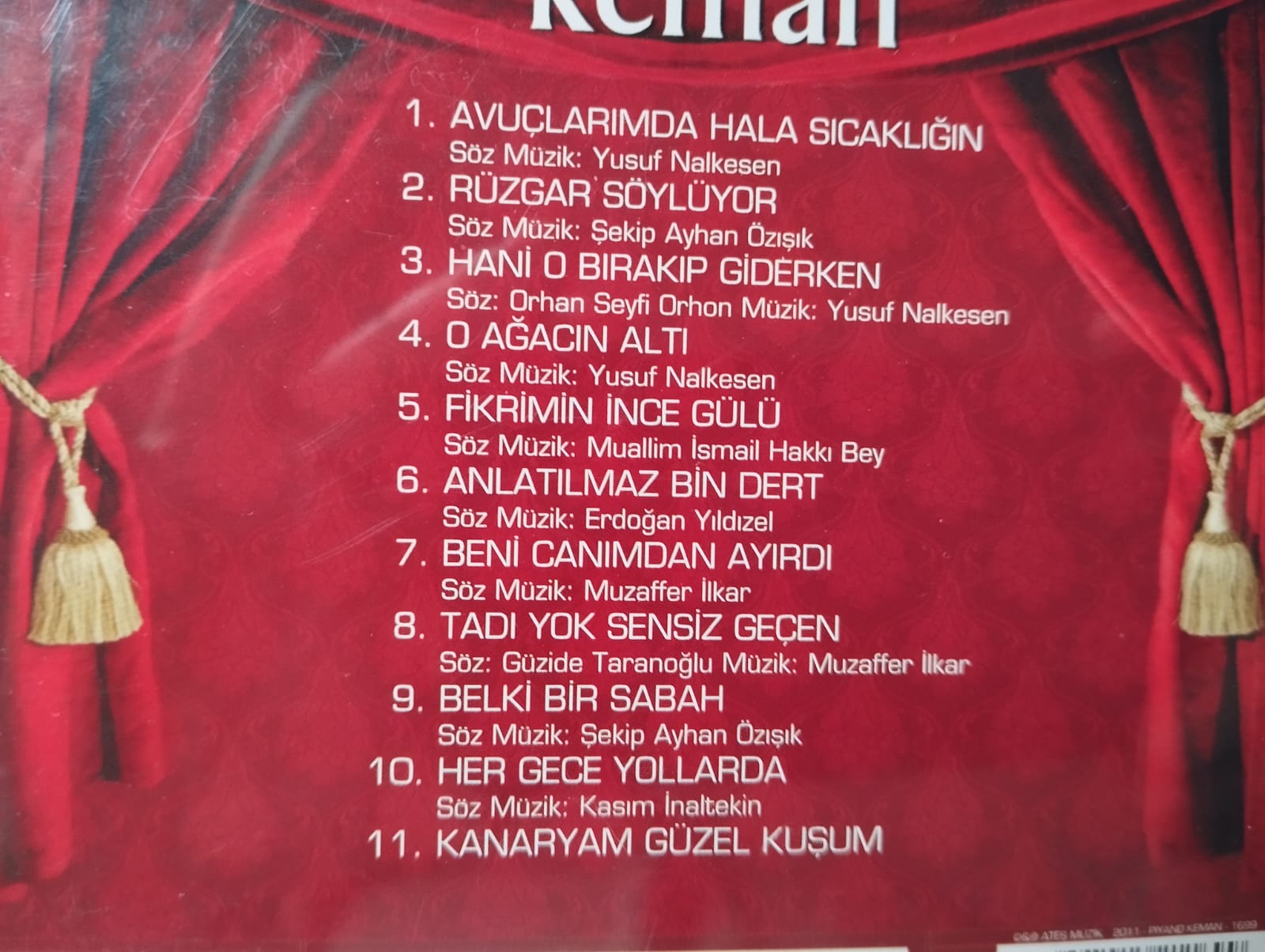 Piyano Keman / Beysun Yıldız & Bahar - Türkiye Basım 2. El CD Albüm