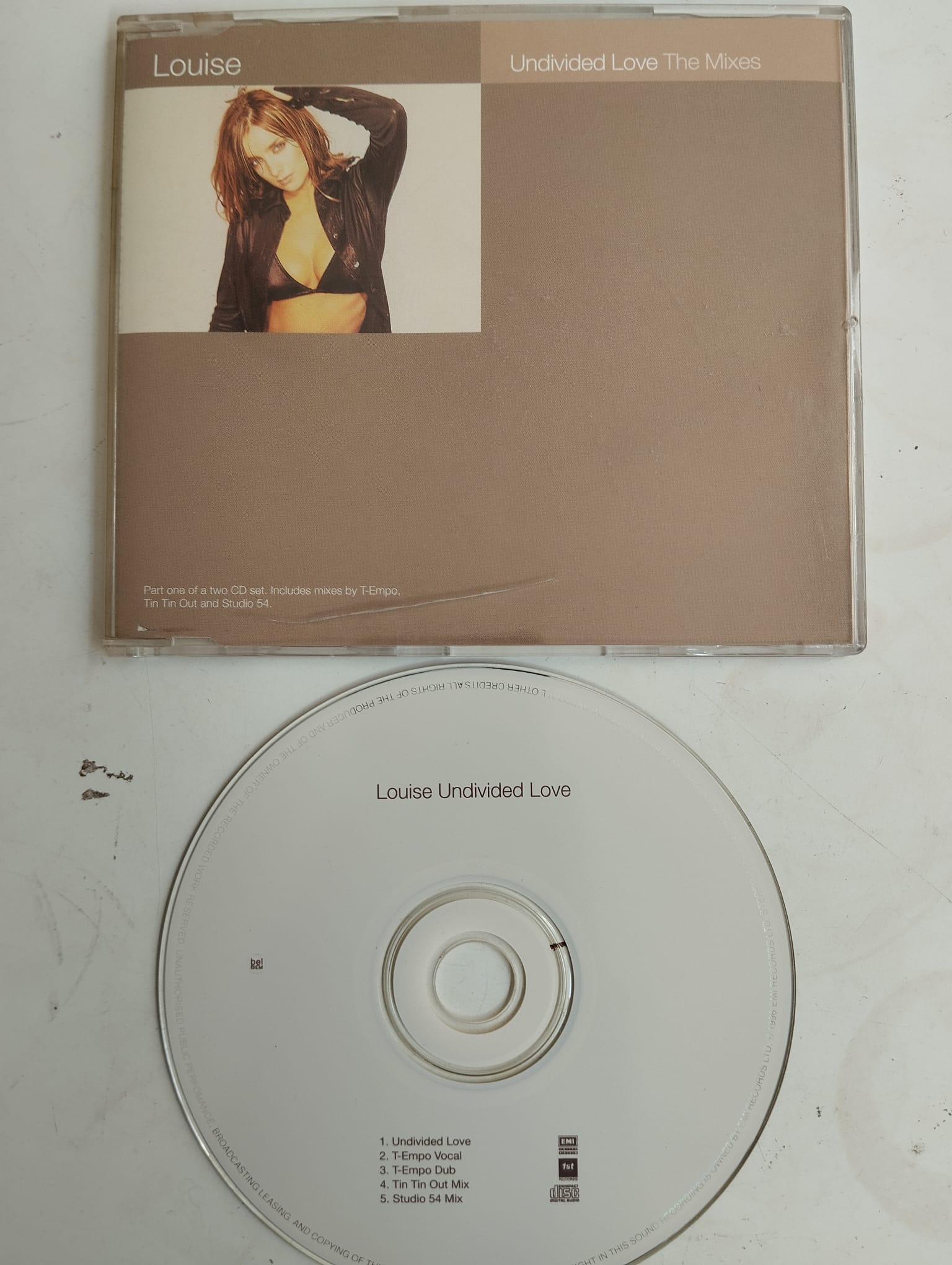 Louise – Undivided Love (The Mixes) - 1996 Avrupa Basım - 2. El CD, Maxi-Single