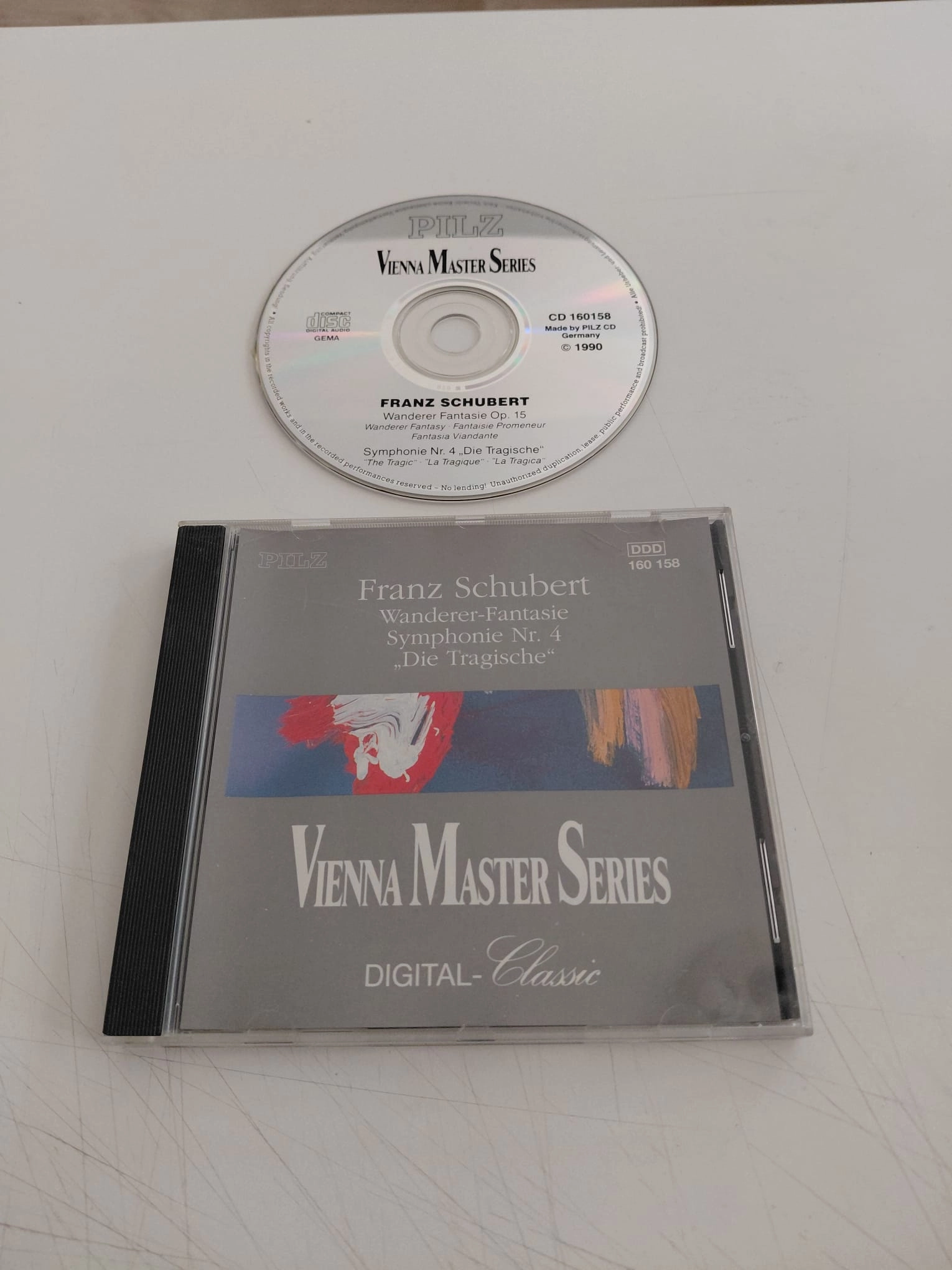 Franz Schubert – Wanderer-Fantasie, Symphonie Nr. 4 ’’Die Tragische’’  - CD Albüm-2.el