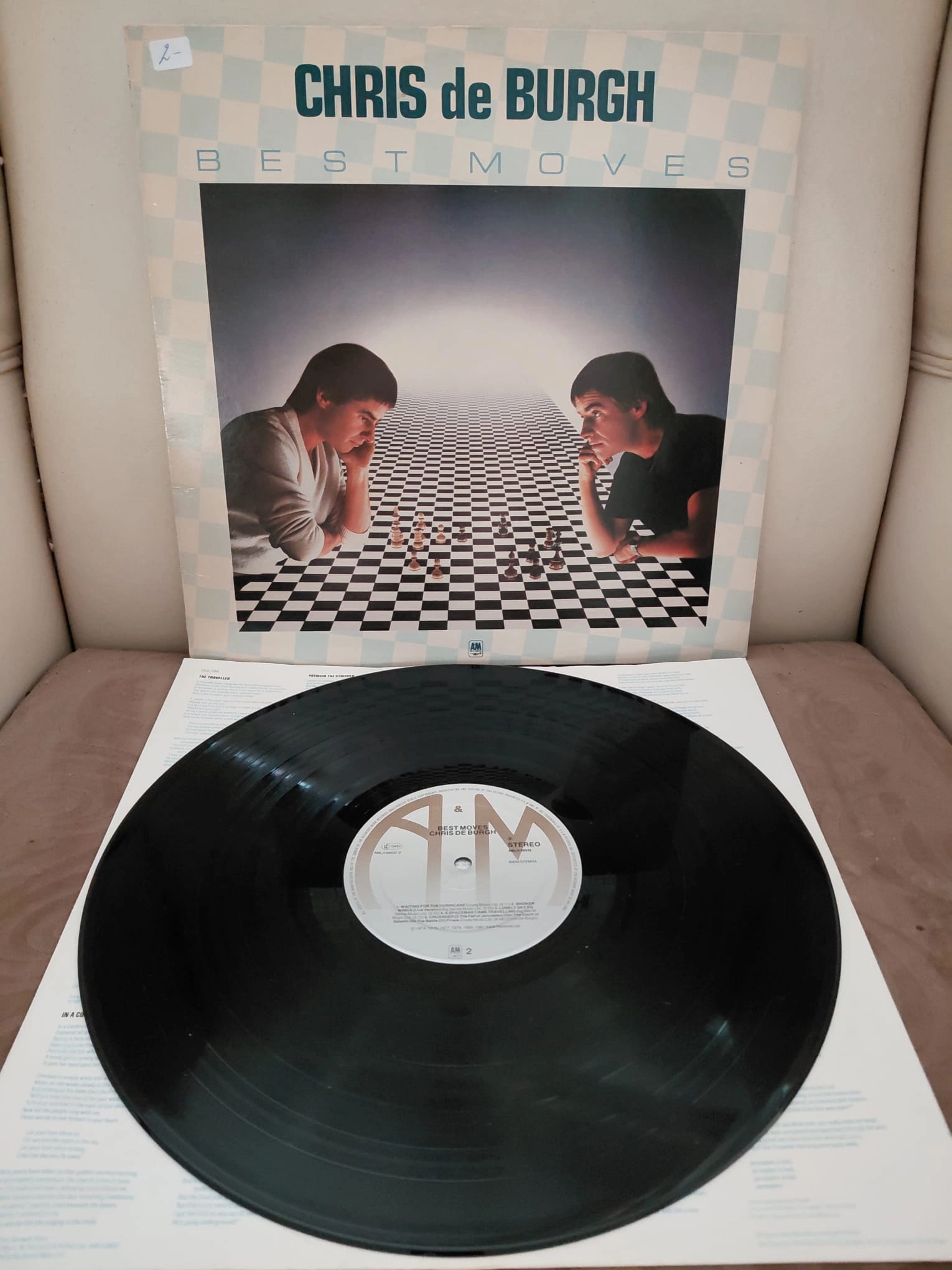 Chris de Burgh –  Best Moves  - 1981  Hollanda Basım - 33lük LP Plak Albüm