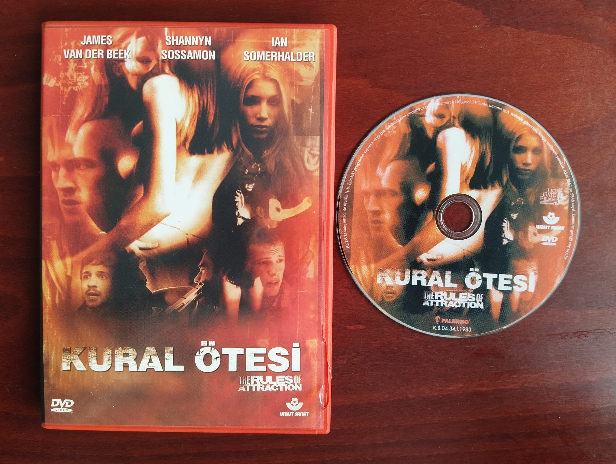 The Rules of Attraction - Kural Ötesi -   DVD FİLM -2. el
