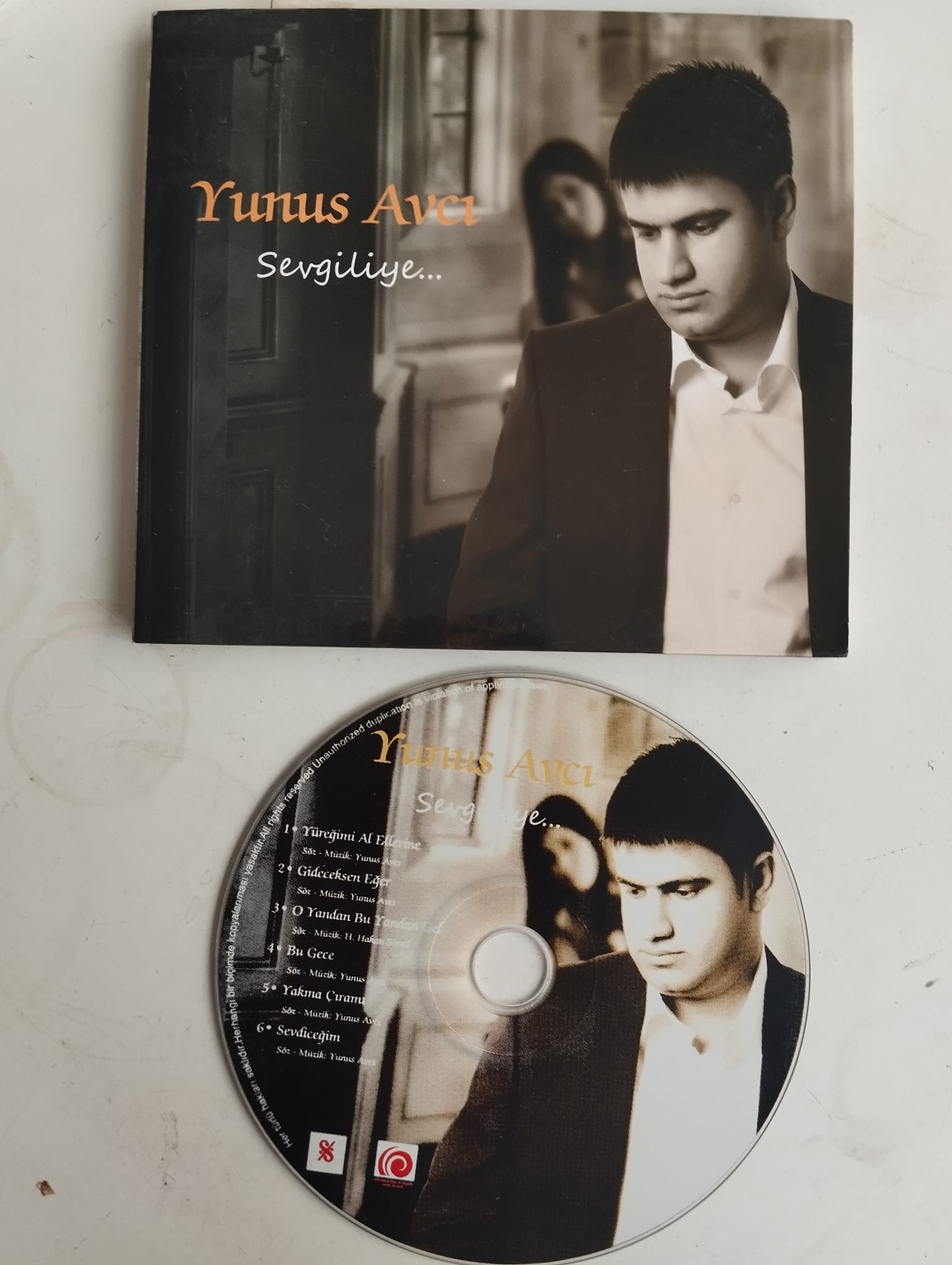 Yunus Avcı / Sevgiliye -  Türkiye Basım - 2. El CD Albüm