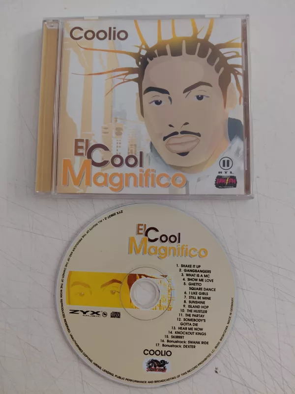 Coolio – El Cool Magnifico - 2002 Almanya Basım Albüm (Hip Hop)-2.el