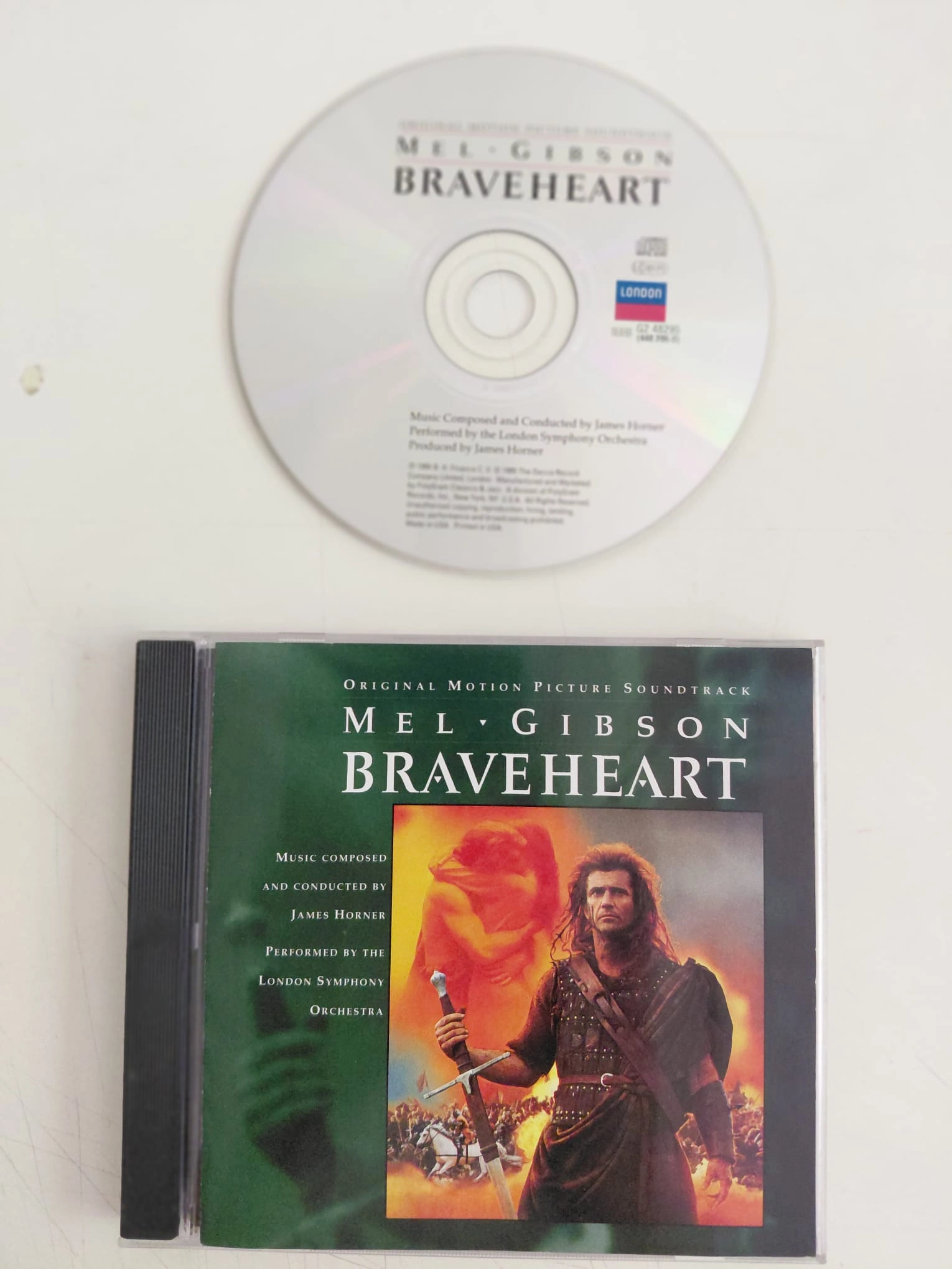 James Horner  –  Braveheart (Soundtrack) - 1995  USA  Basım - CD Albüm-2.el