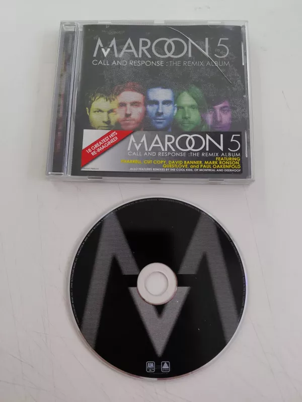 Maroon 5 – Call And Response : The Remix Album – 2008 Avrupa Basım - CD Albüm/Hip Hop-2.el
