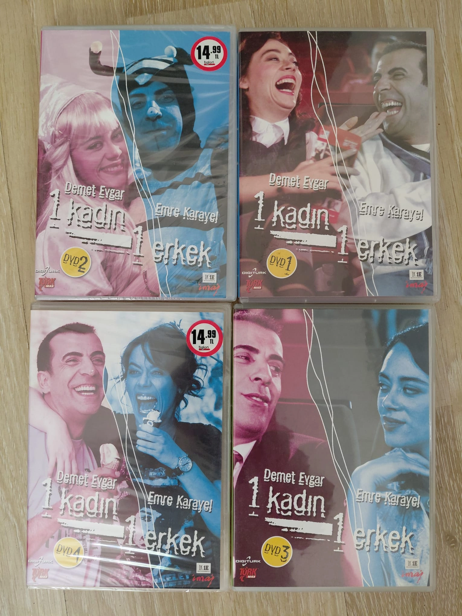 1 KADIN 1 ERKEK (1-35.  Bölümler) - DVD