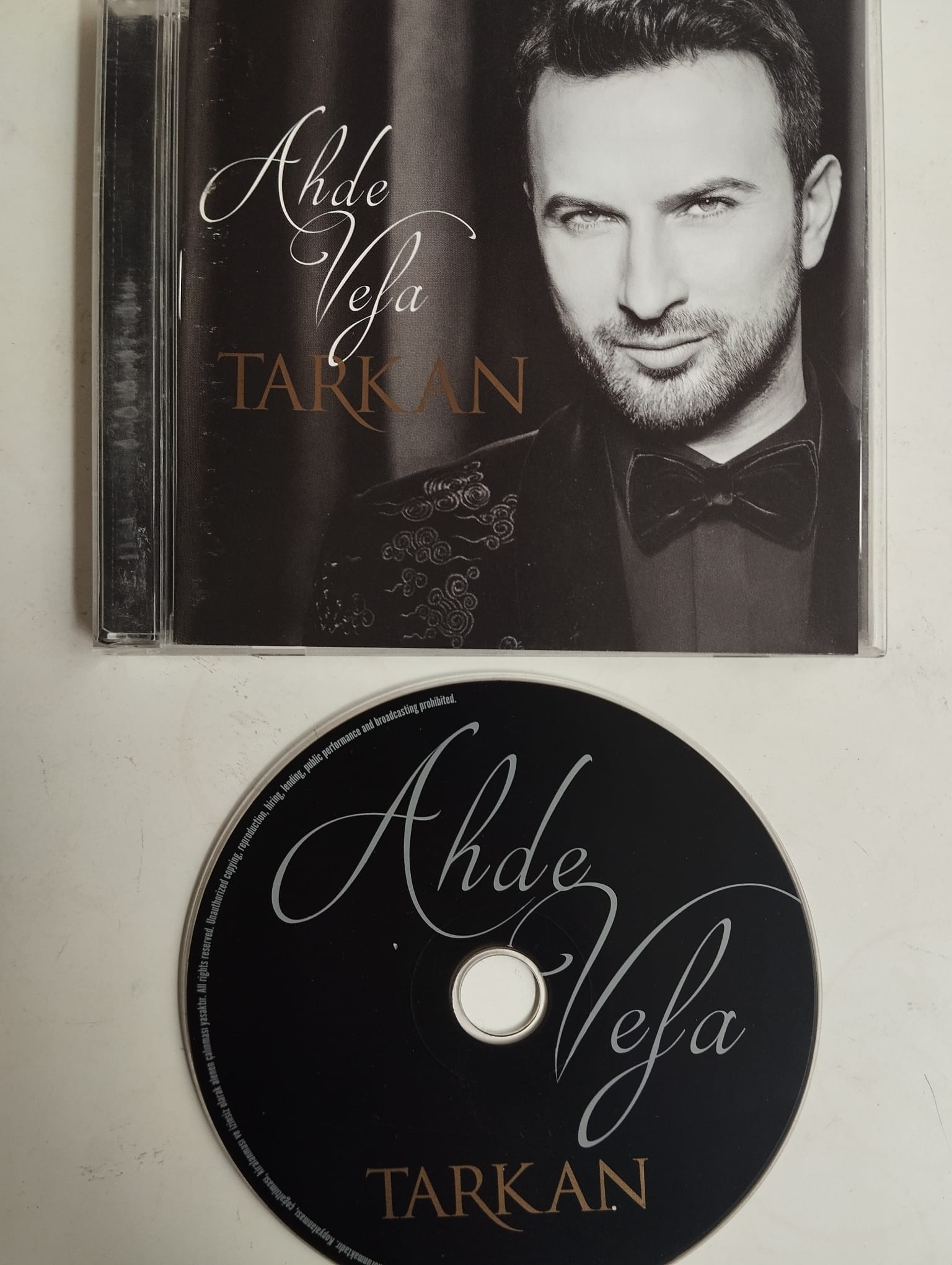 Tarkan – Ahde Vefa - 2016 Türkiye Basım - 2. El CD Albüm