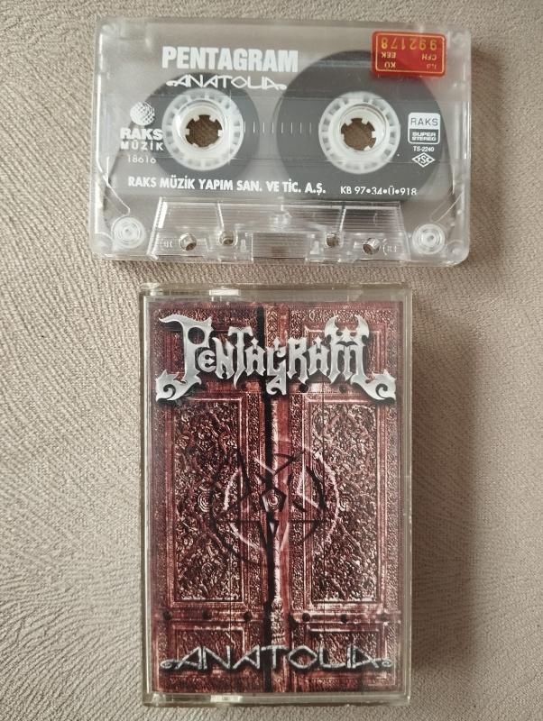 Pentagram  – Anatolia - 1997 Türkiye Basım 2. El Kaset Albüm