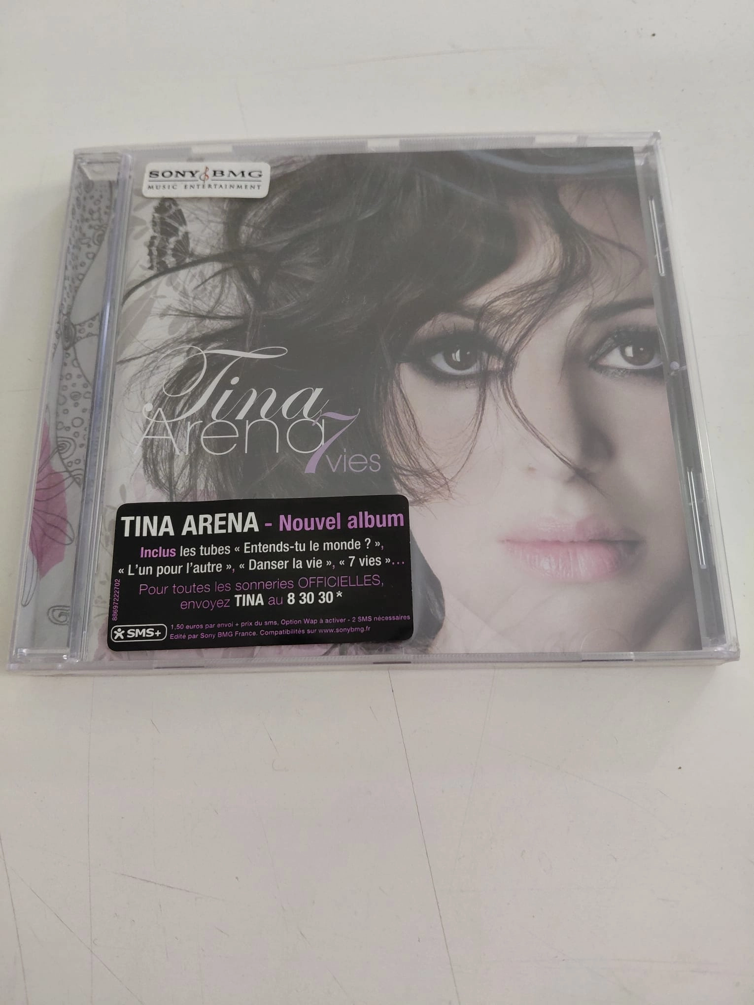 Tina Arena – 7 Vies - 2008 Fransa Basım - CD Albüm/Açılmamış Ambalajlı