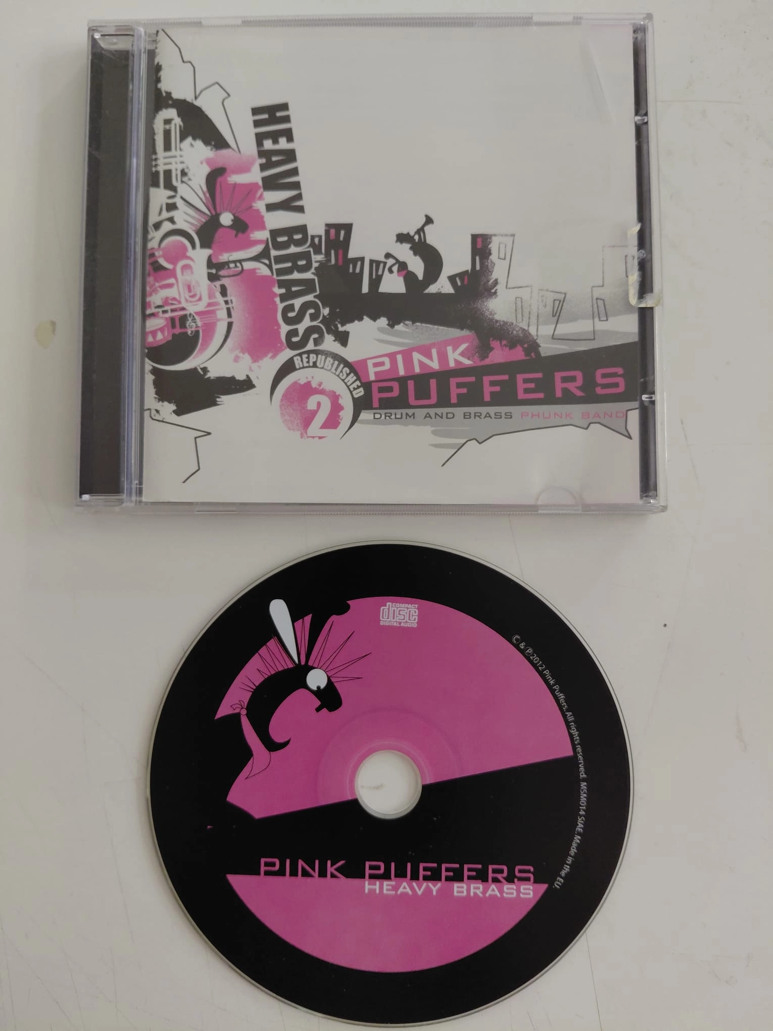 Pink Puffers – Heavy Brass  – 2011 İtalya  Basım - CD Albüm-2.el