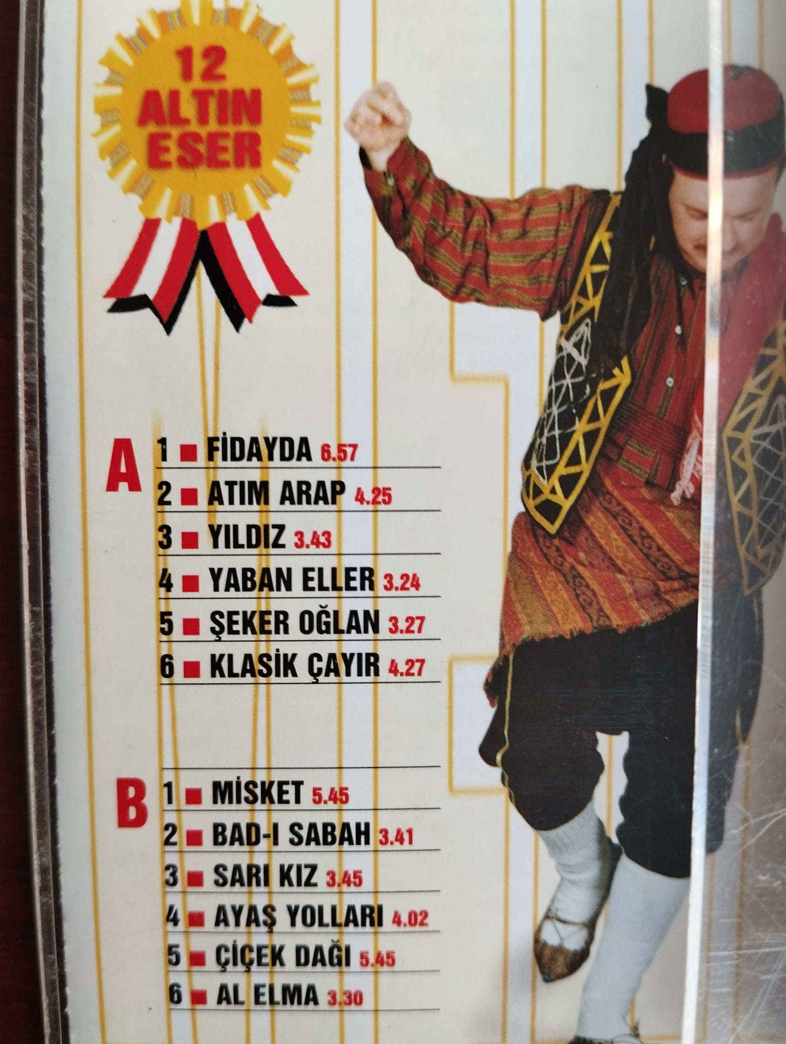 Mehmet Demirtaş - Anadolu Klasikleri 1  -  1998 Türkiye Basım Kaset Albüm-2.EL