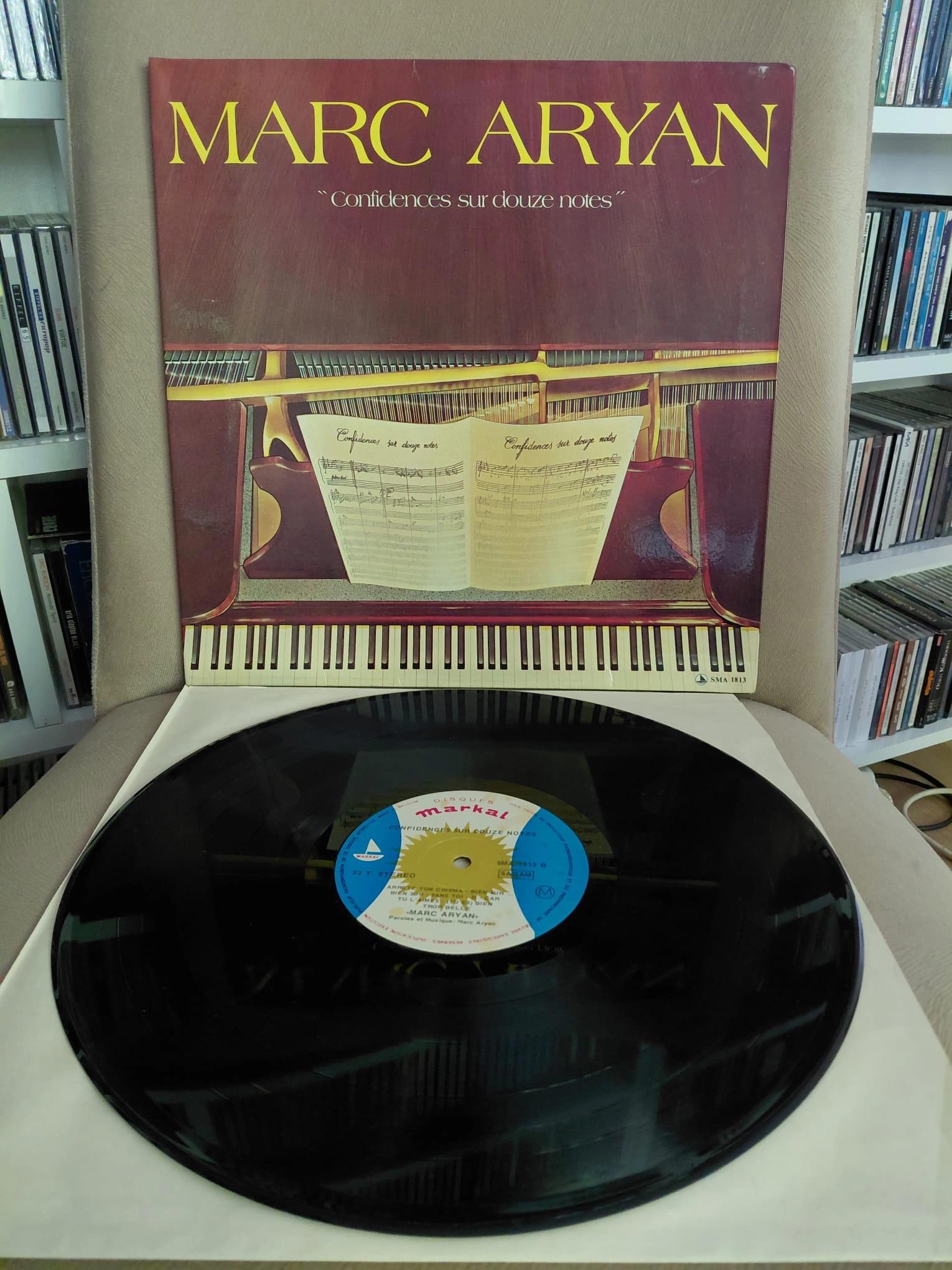 Marc Aryan – Confidences Sur Douze Notes - 1978 Belçika Basım Albüm LP Plak-2.el