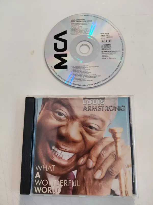 Louis Armstrong – What A Wonderful World – Avrupa  Basım - CD Albüm-2.el