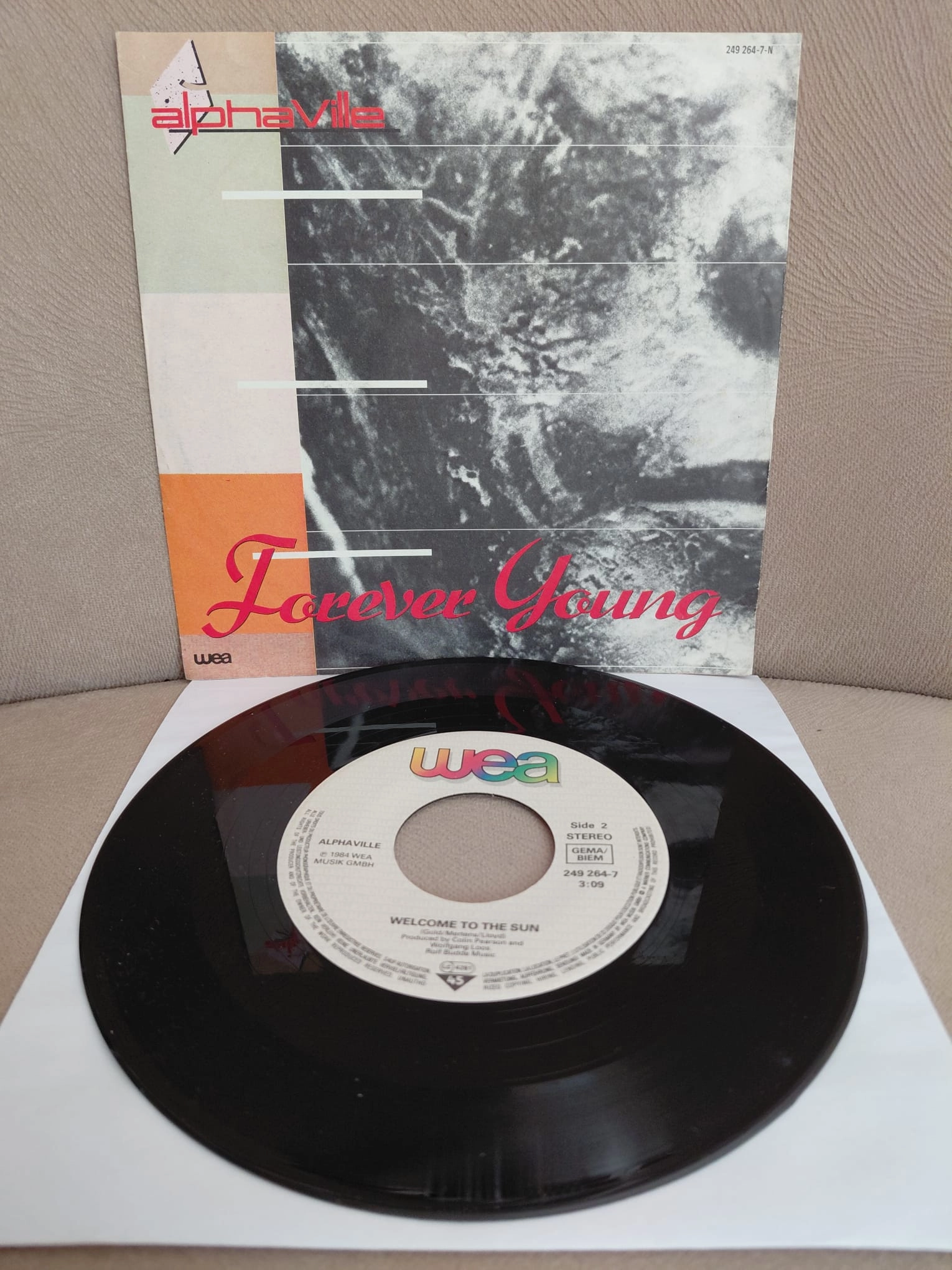 Alphaville  –  Forever Young  - 1984  Almanya  Basım 45’lik Plak-2.el