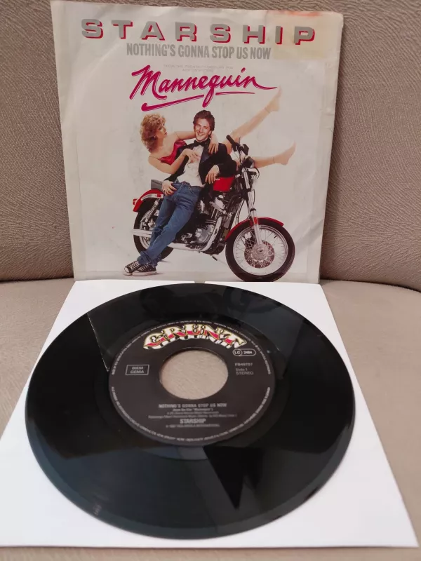 Starship – Nothing’s Gonna Stop Us Now - 1987 Almanya Basım 45 lik Plak-2.el