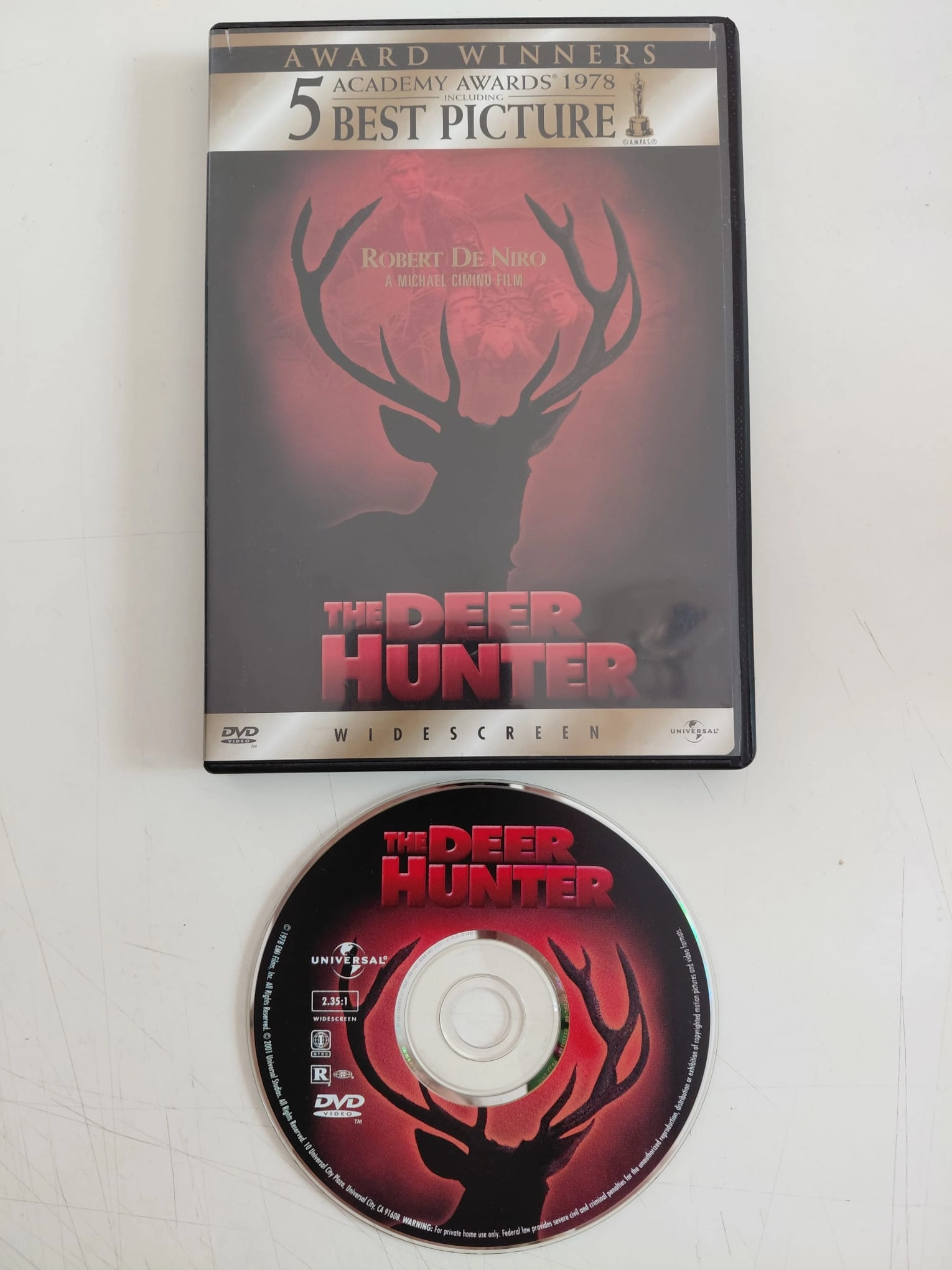 AVCI ( THE DEER HUNTER) - Robert De Niro  - DVD Film ( 1.Bölge - Türkçe altyazı yoktur)-2.el