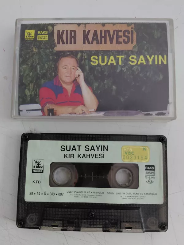 Suat Sayın - Kır Kahvesi  - 1989 Türkiye Basım Kaset /Kağıt Baskı-2.el