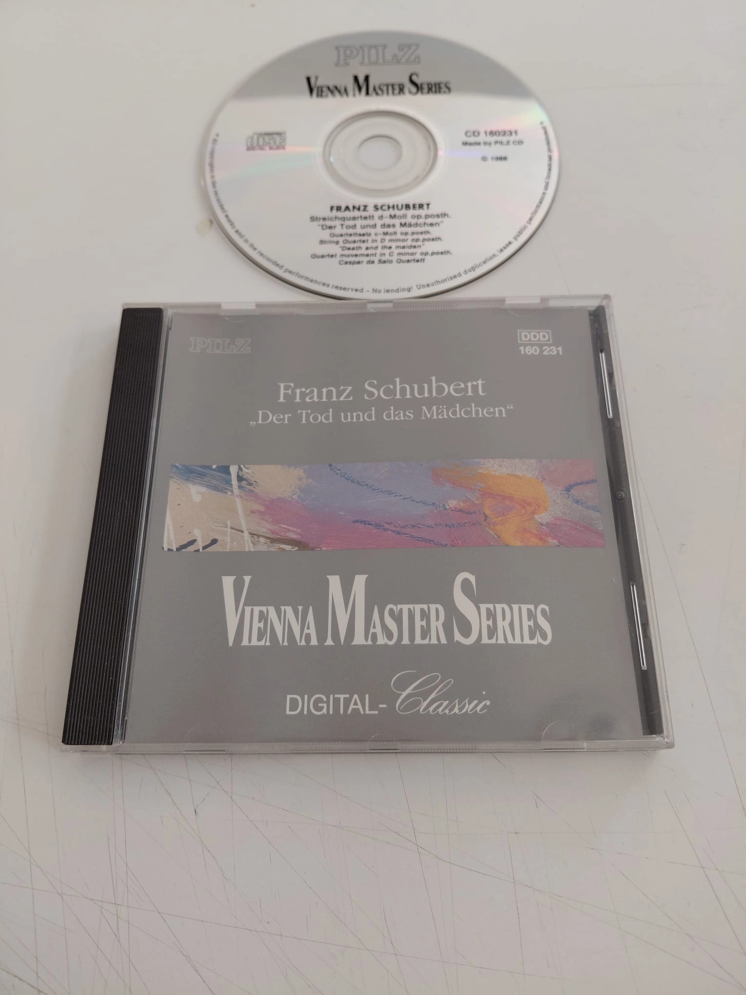 Franz Schubert – Die Winterreise – 1991  Avrupa Basım - CD Albüm-2.el