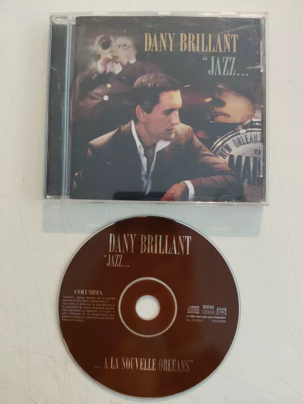 Dany Brillant – Jazz... À La Nouvelle Orléans - 2004  Fransa Basım CD Albüm-2.el