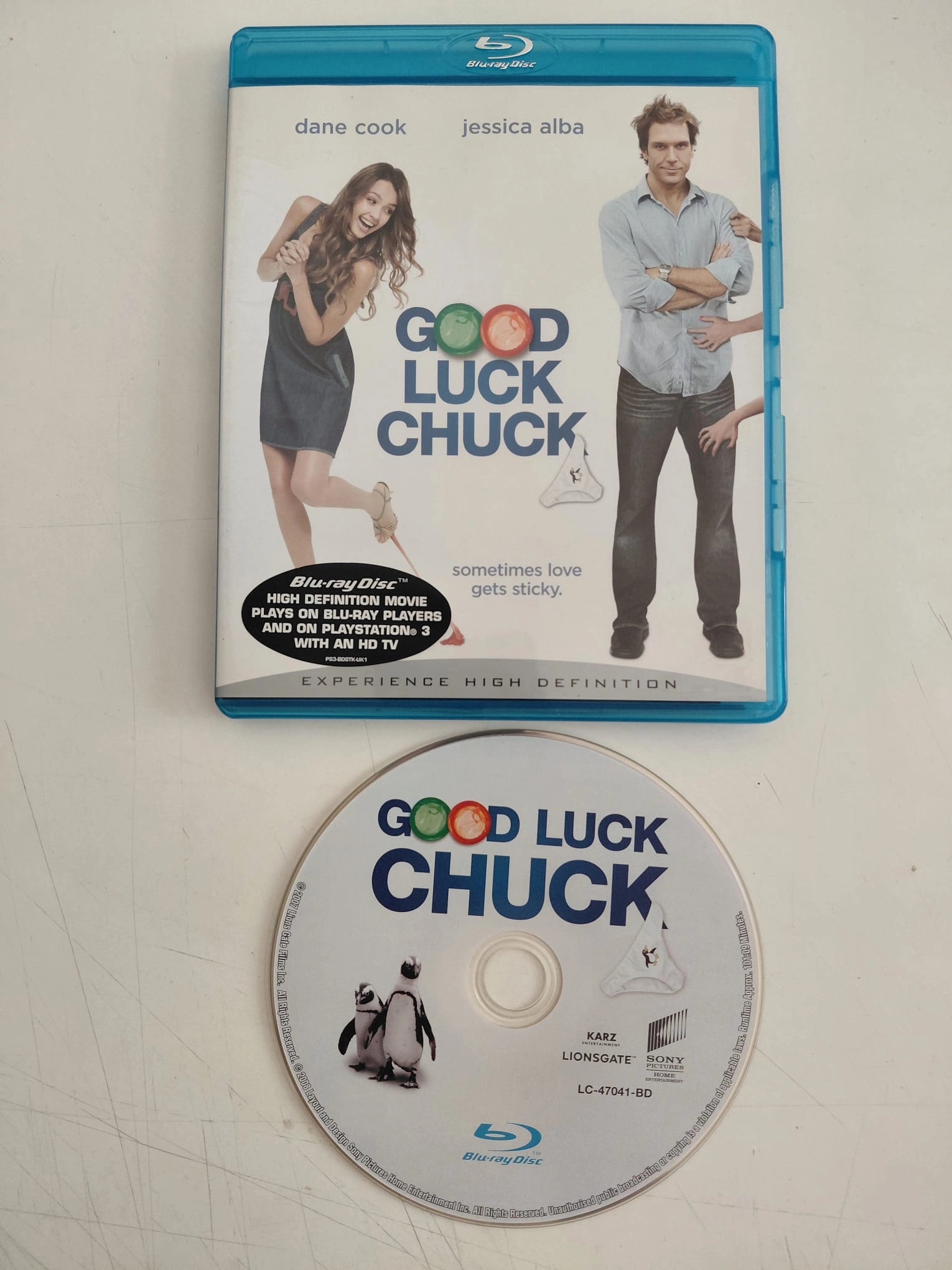 Good Luck Chuck (İyi Şanslar Chuck) - Jessica Alba  -  Blu-ray Film-2.el