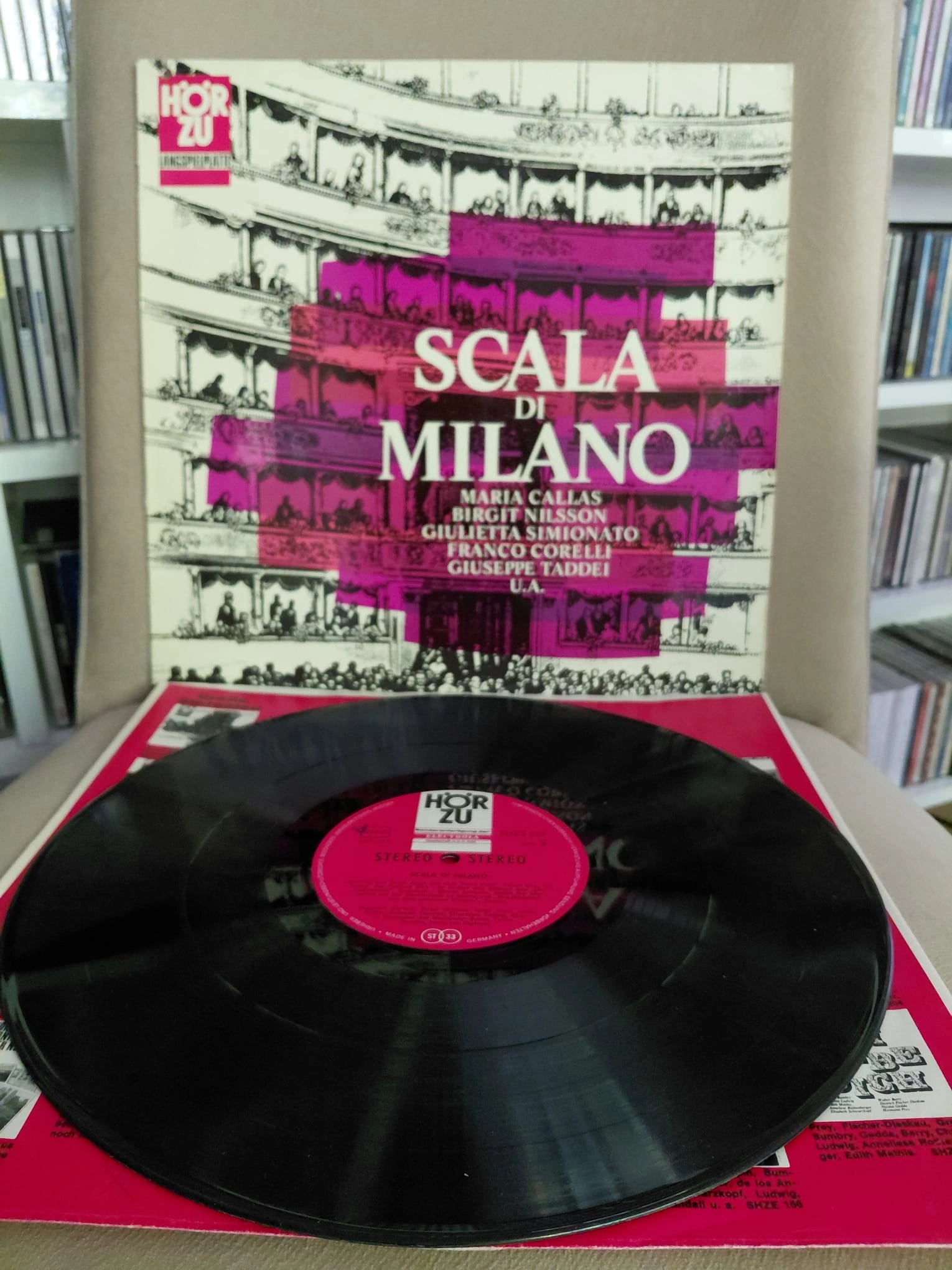 Maria Callas – Scala Di Milano - Almanya Dönem Basım Albüm LP Plak-2.el