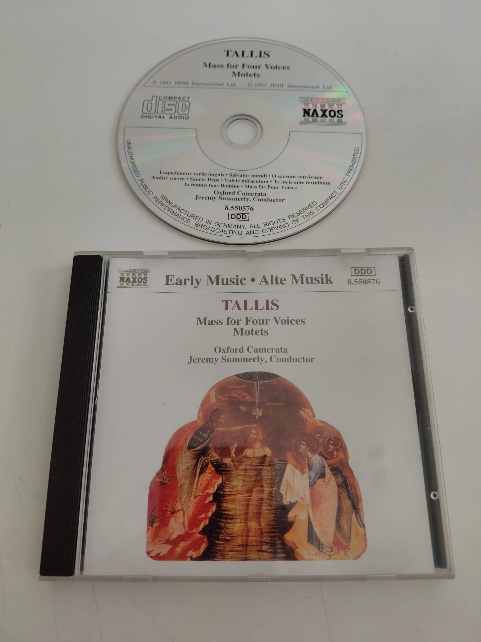 Tallis  –  Mass For Four Voices • Motets  –  Avrupa Basım - CD Albüm-2.el