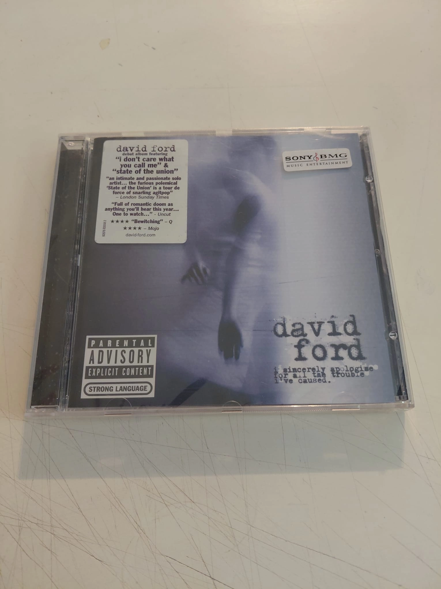 David Ford – I Sincerely Apologise For All The Trouble I’ve Caused - CD /Açılmamış Ambalajlı