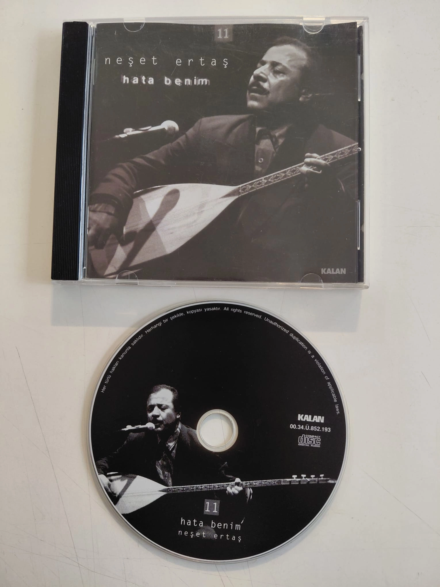 Neşet Ertaş  - Hata Benim  - 2000  Türkiye  Basım - CD Albüm-2.el