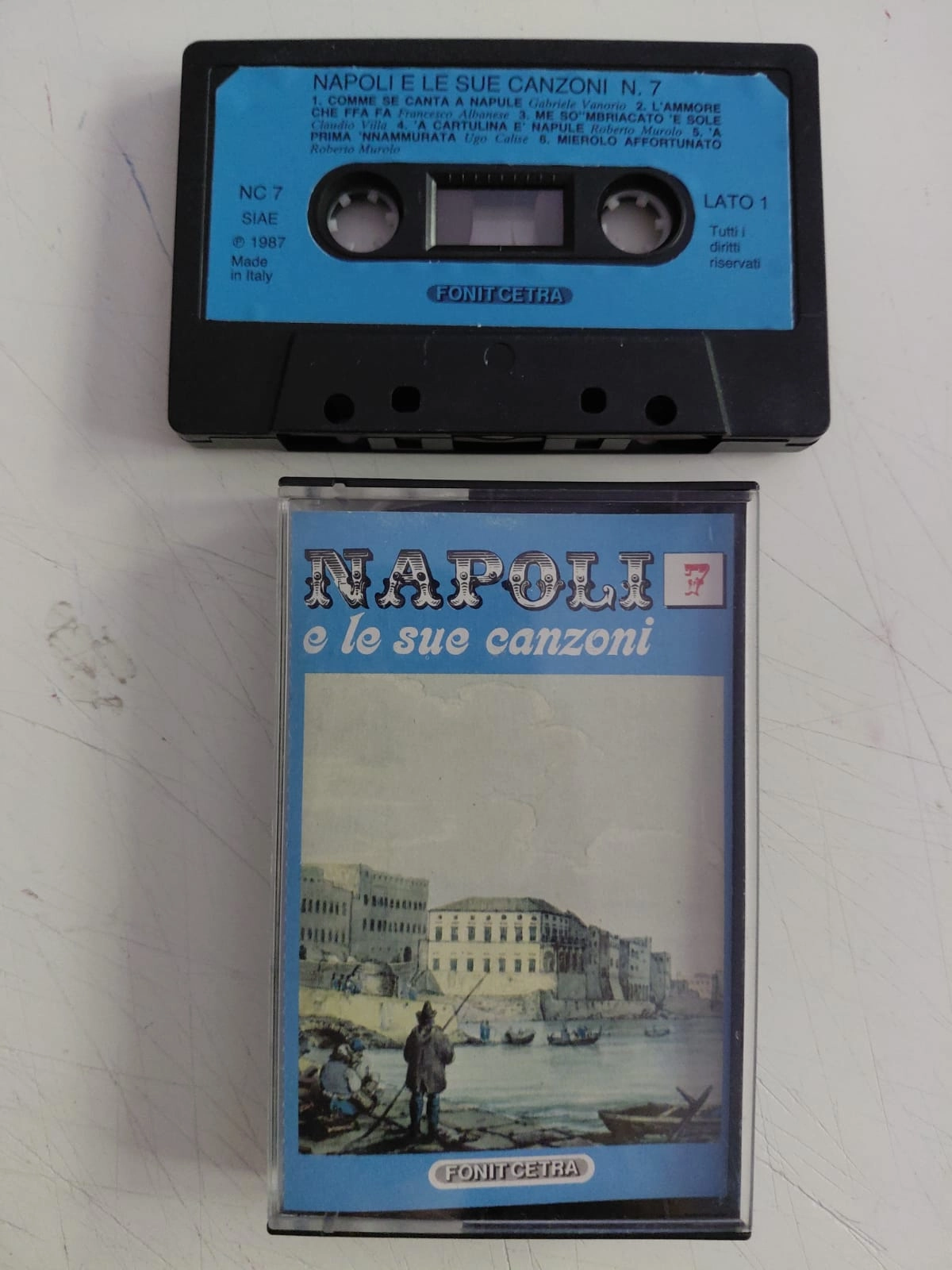 NAPOLI  e Le Sue Canzoni -  1987 Avrupa Basım Kaset Albüm -2.el