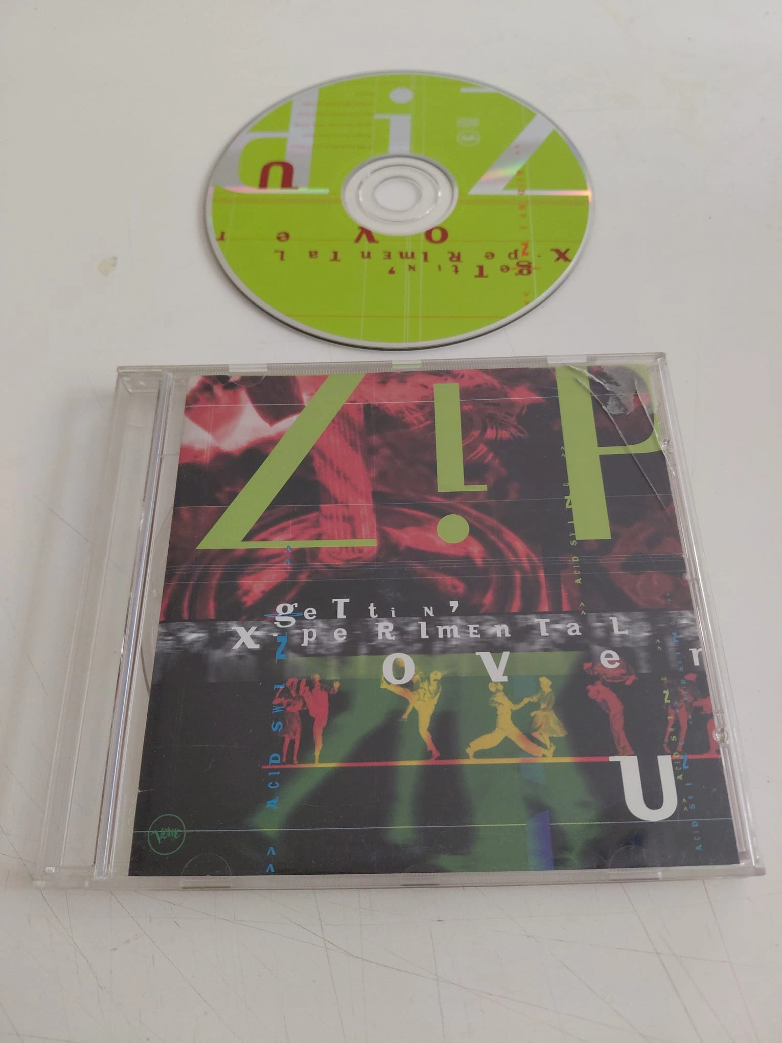 ZIP – Gettin’ X-Perimental Over You - 1996 Fransa Basım - CD Albüm-2.el