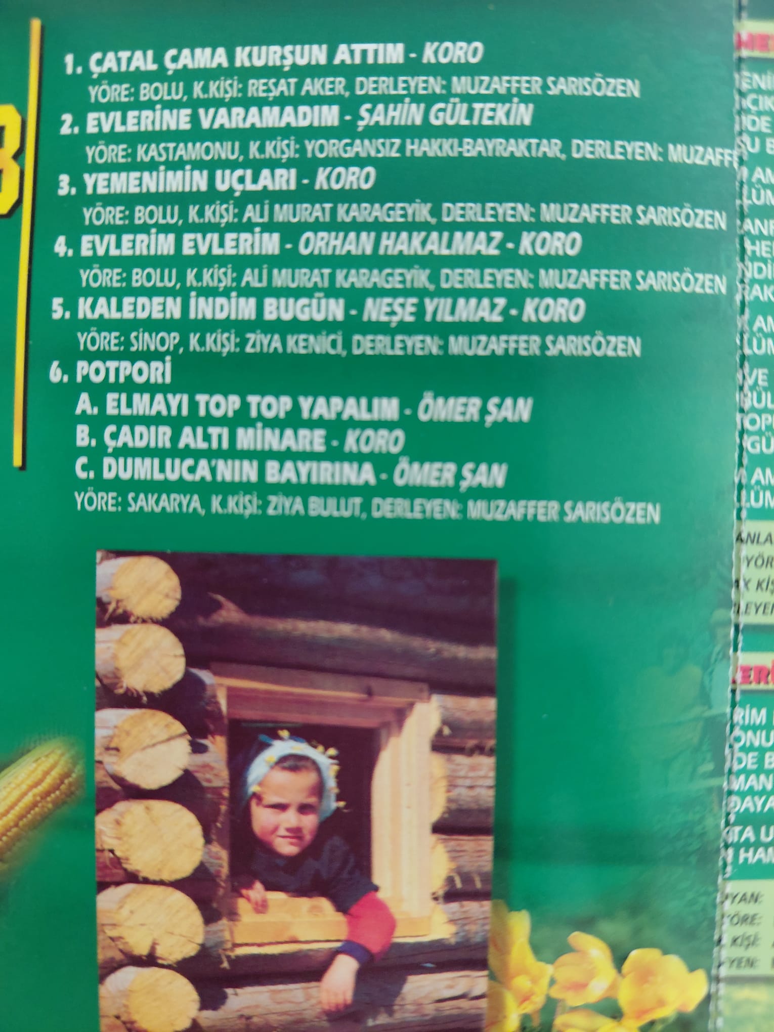 Batı Karadeniz – Bölgelerimiz Türkülerimiz -  1998 Türkiye Basım Kaset-2.EL
