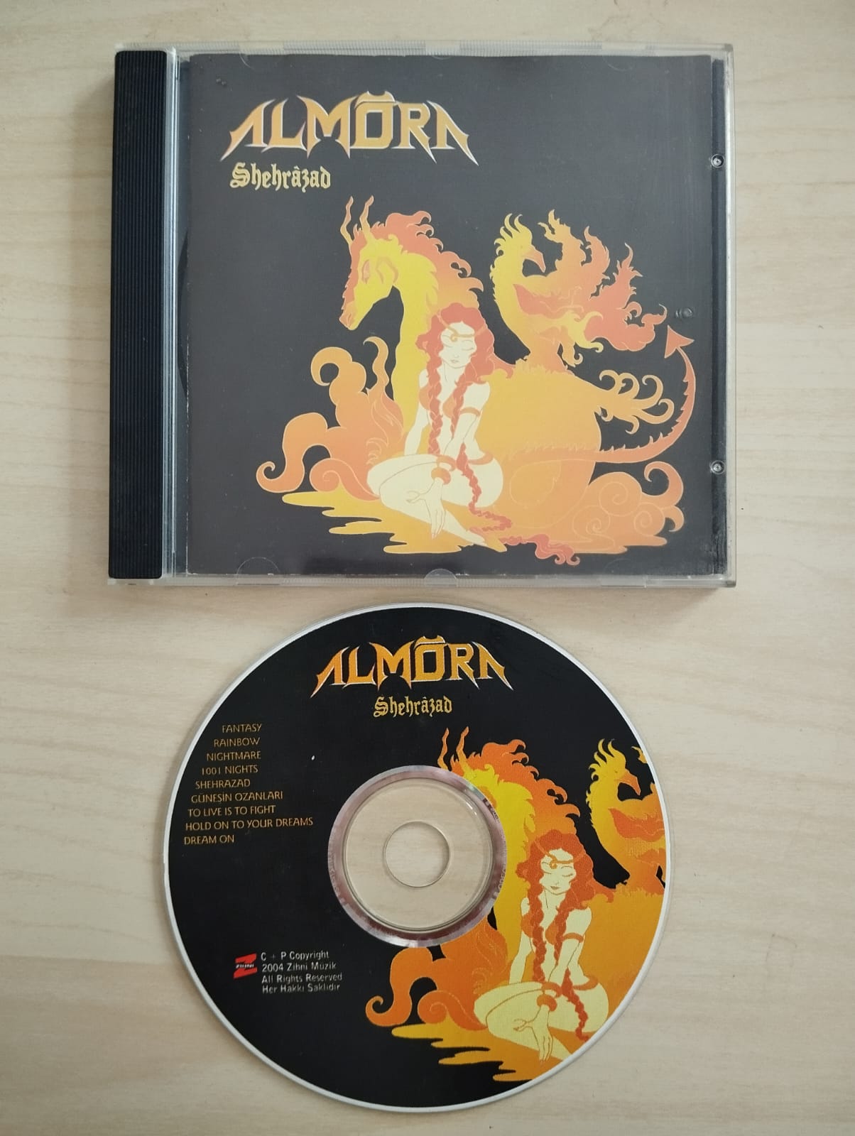 Almora ‎– Shehrazad  - 2004 Türkiye Basım - CD  Albüm-2.el