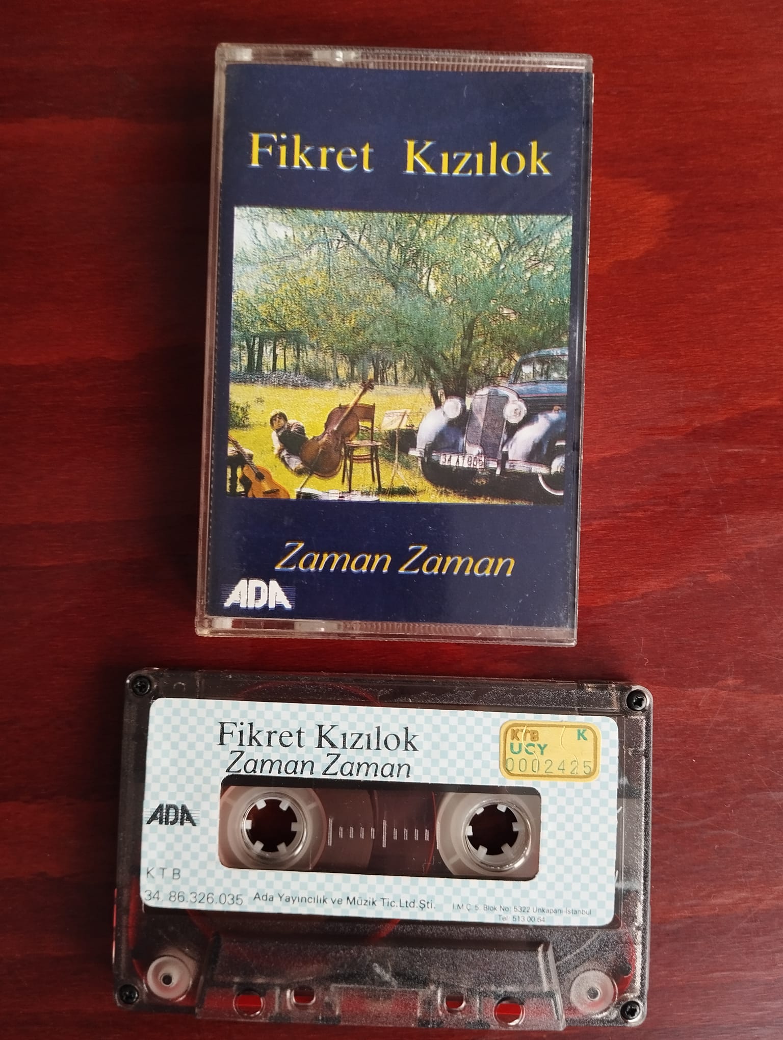 Fikret Kızılok – Zaman Zaman  -  1986 Türkiye Basım Kaset Albüm/Kağıt Baskı -2.el