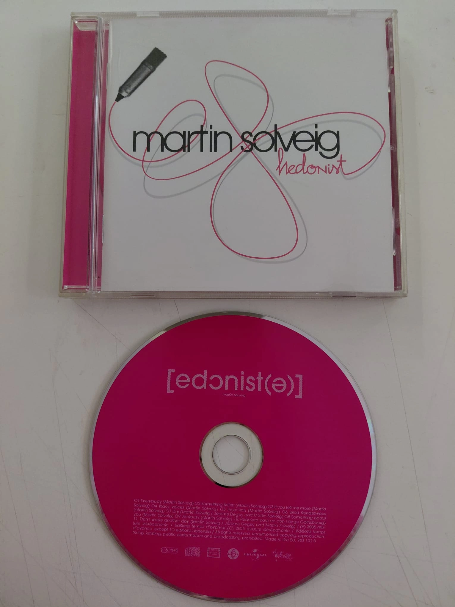 Martin Solveig – Hedonist  – 2005  Avrupa  Basım - CD Albüm-2.el