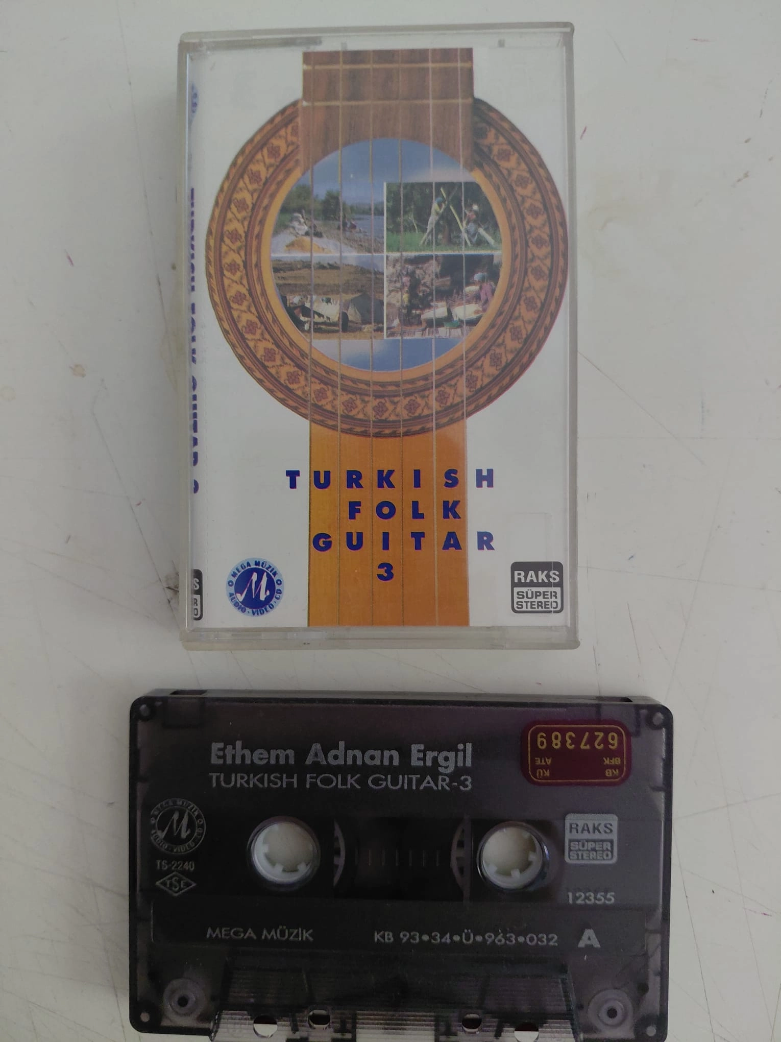 Ethem Adnan Ergil  – Turkish Folk Guitar 3  - 1993 Türkiye Basım Kaset-2.el