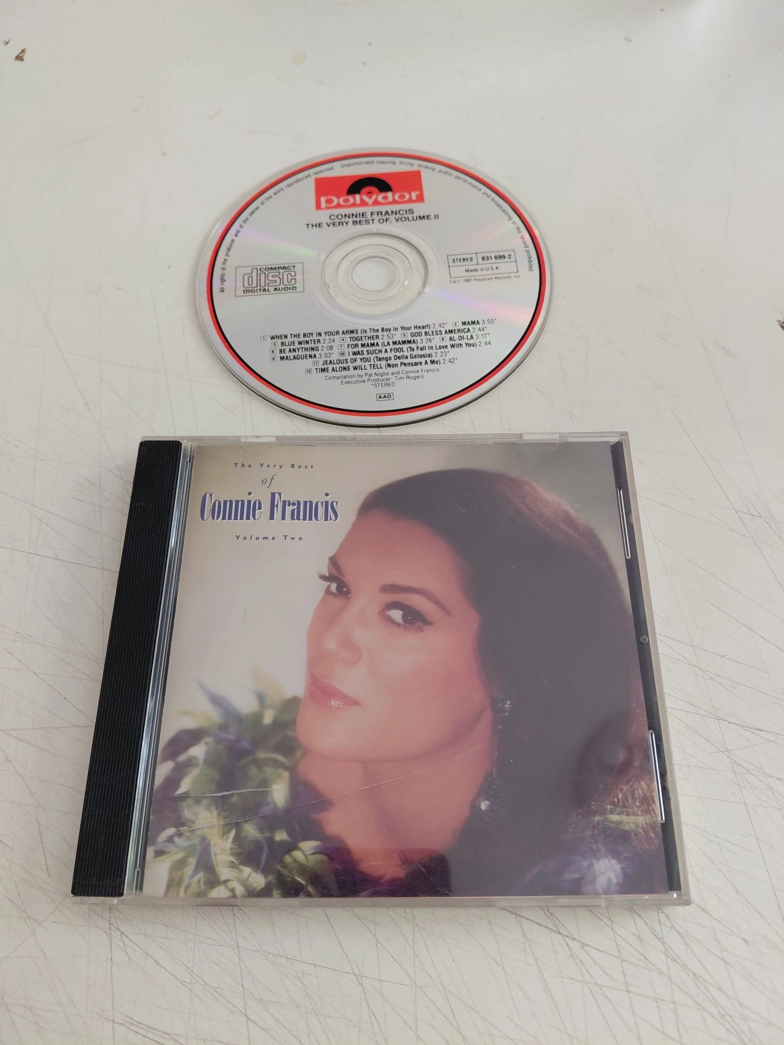 Connie Francis – The Very Best Of Connie Francis Volume Two - 1987 Amerika Basım Albüm-2.el