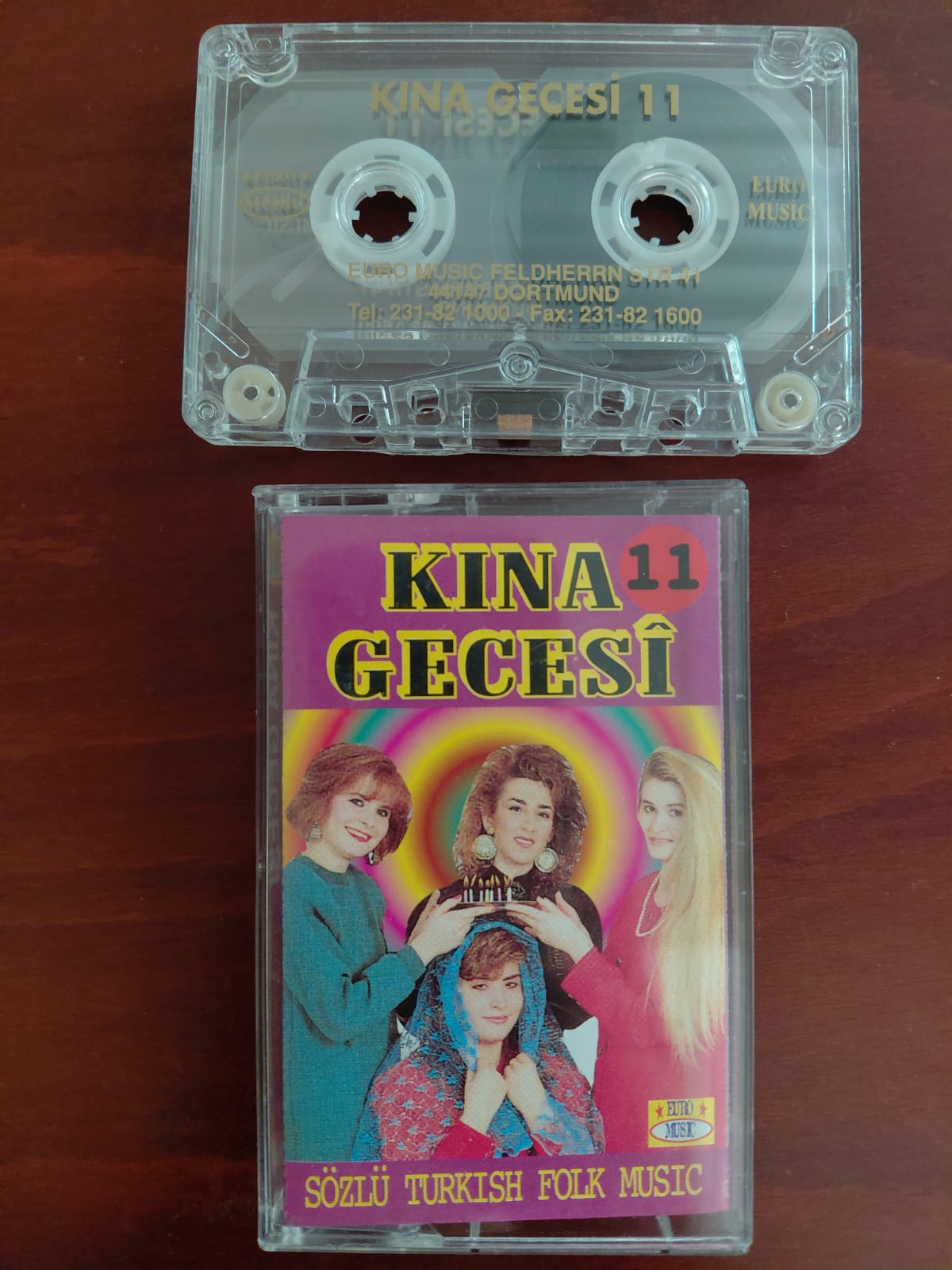 Kına Gecesi 11 : Sözlü Turkish Folk Music -  Almanya Basım Kaset Albüm-2.El