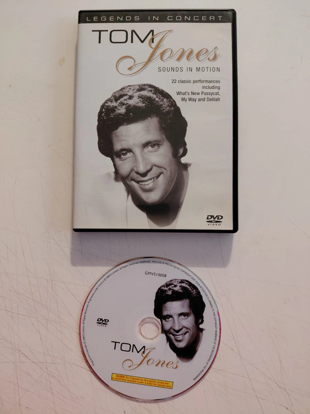 Tom Jones – Legends In Concert - 2004 Avrupa Basım - DVD, DVD-Video-2.el