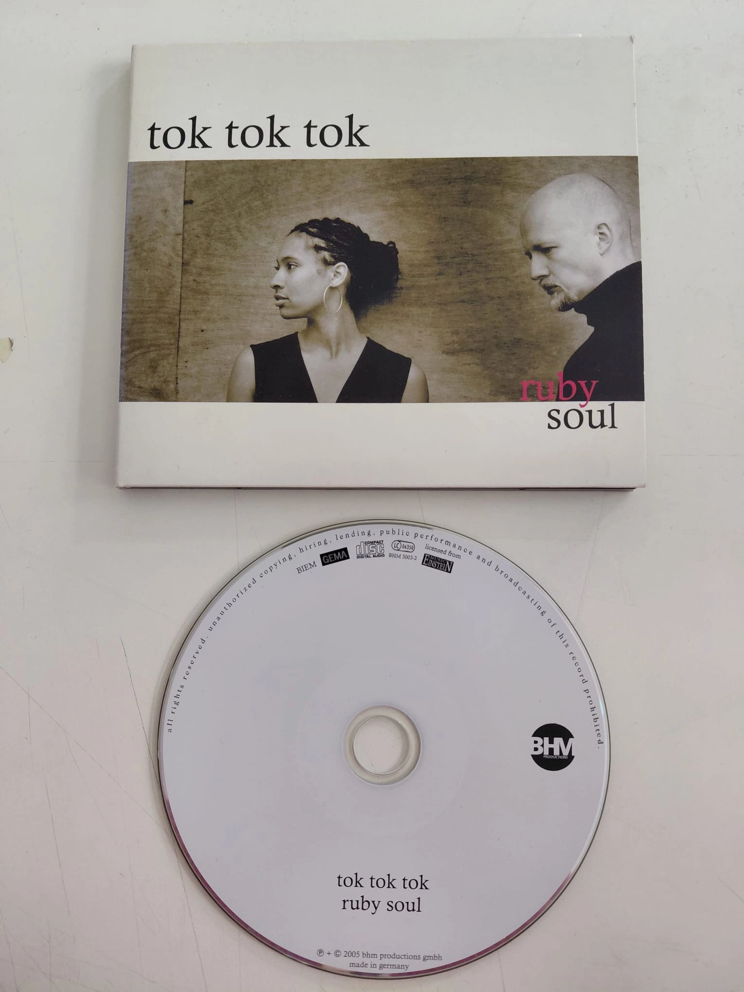 Tok Tok Tok – Ruby Soul - 2005 Almanya Basım - CD Albüm-2.el