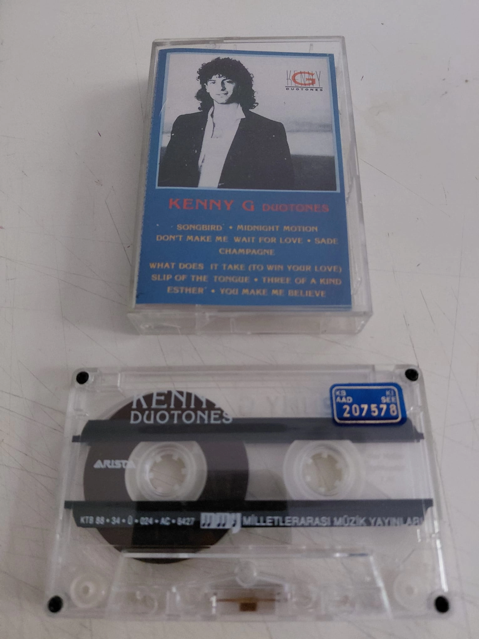 Kenny G – Duotones - 1988 Türkiye Basım Kaset Albüm-2.el
