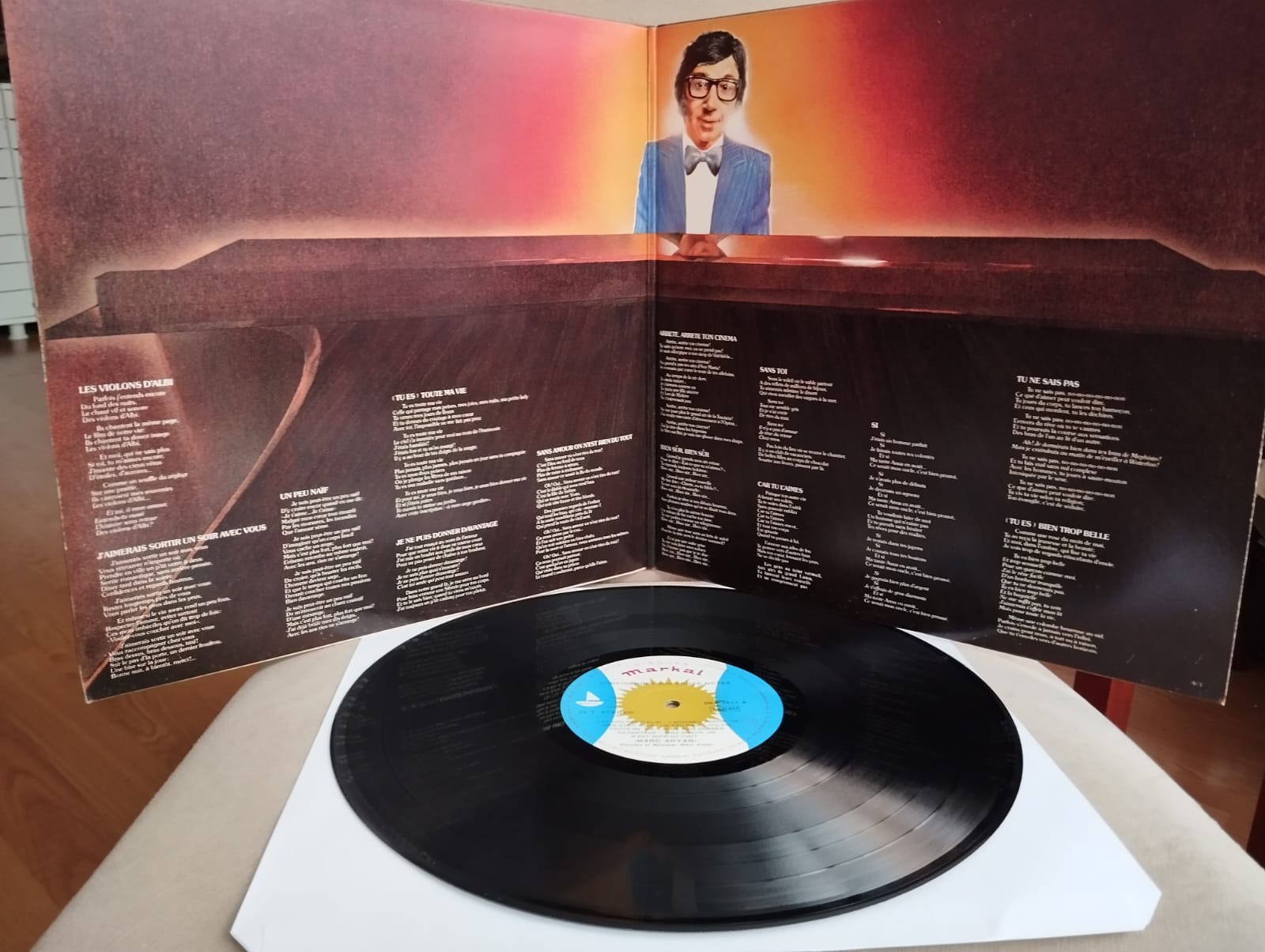Marc Aryan – Confidences Sur Douze Notes - 1978 Belçika Basım 33 lük Plak - Lp Albüm