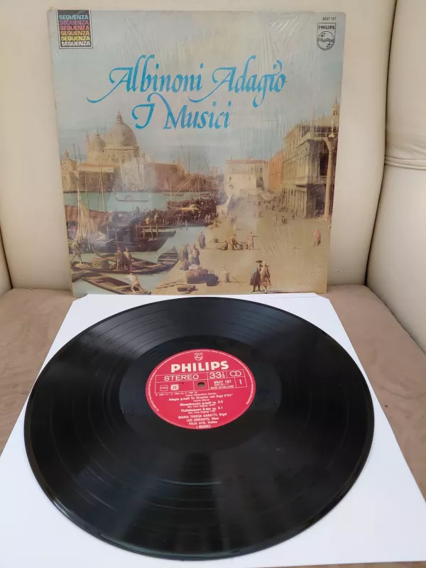 Albinoni , I Musici – Adagio - 1981 Hollanda Basım 33 lük Plak - LP Albüm-2.el