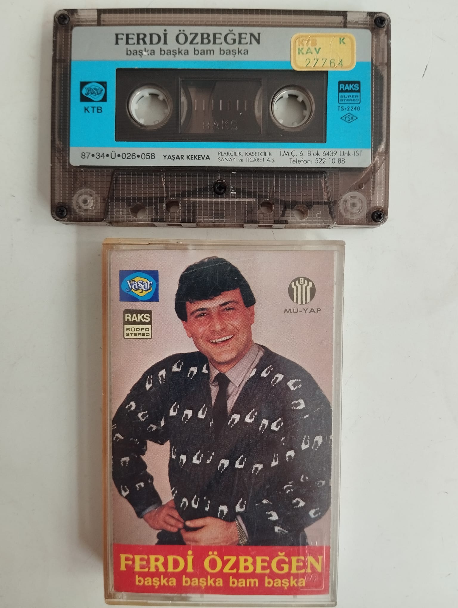 Ferdi Özbeğen – Başka Başka Bam Başka - 1987 Türkiye Basım 2. El Kaset Albüm