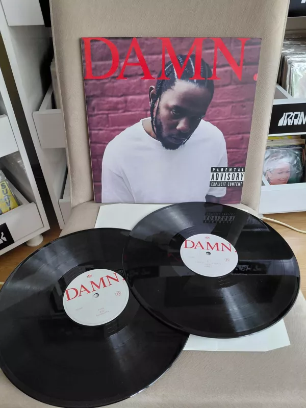Kendrick Lamar – Damn. - 2022 Avrupa Basım Albüm 2xLP Plak /Hip Hop-2.el