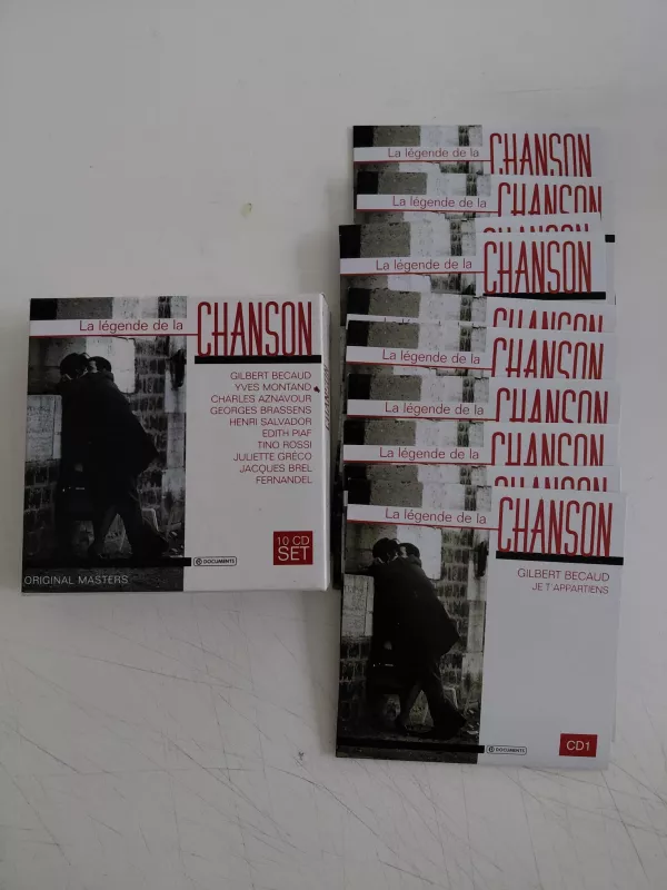 La Légende De La Chanson – 2005 Almanya Basım - 10xCD Box Set-2.el