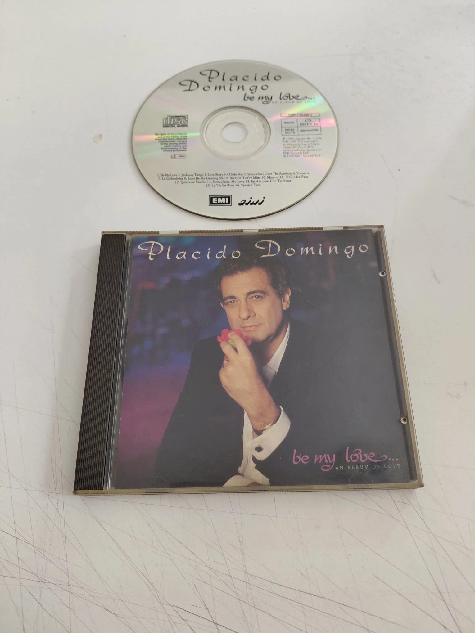 Placido Domingo – Be My Love  – 1990  Avrupa  Basım - CD Albüm-2.el
