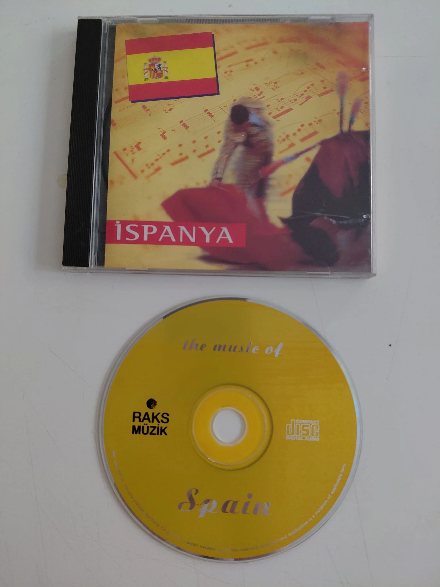 İspanya (Müzikleri) -  1998 Türkiye Basım - CD Albüm-2.el