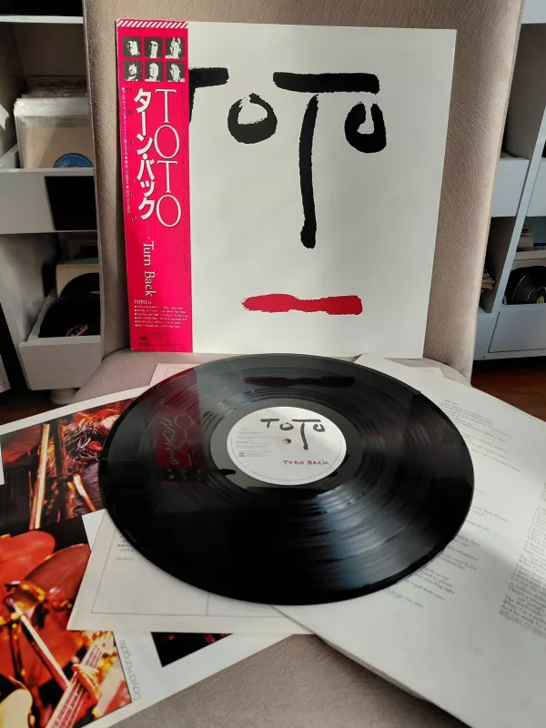 Toto – Turn Back - 1981 Japonya Basım 33 Lük LP Albüm Plak -Obi’li-2.el
